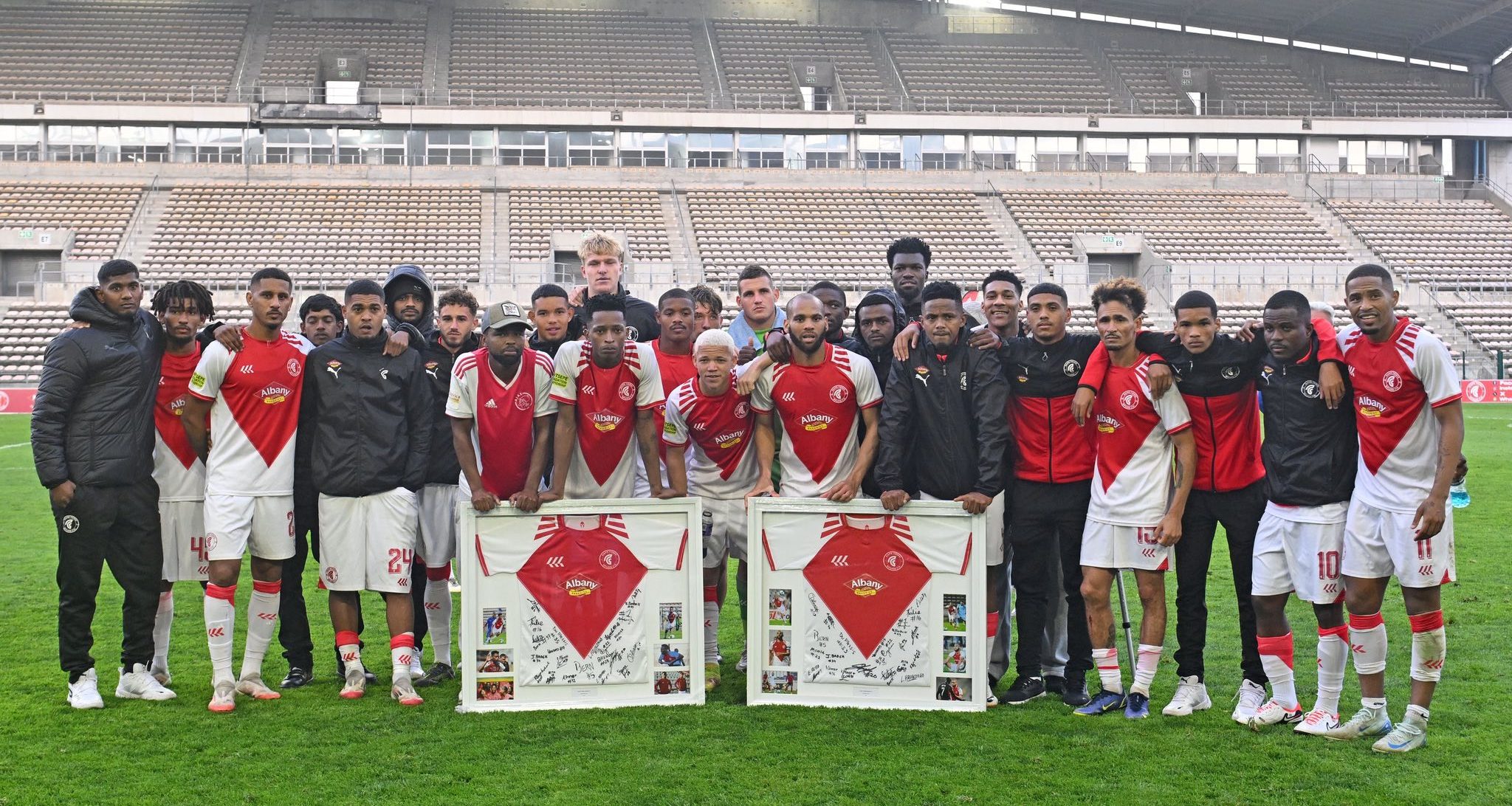 Cape Town Spurs players after a game