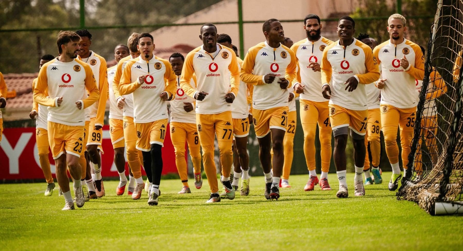 Kaizer Chiefs during training