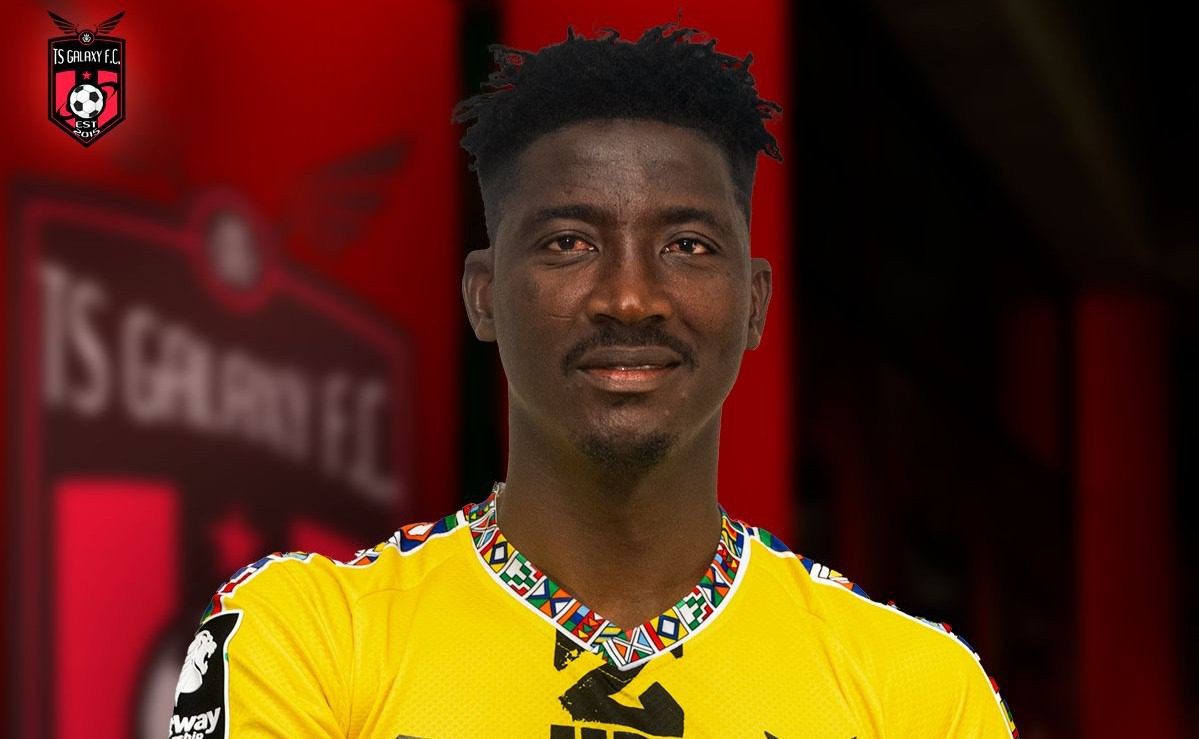Goalkeeper Kayode Bankole unveiled by the Betway Premiership side TS Galaxy