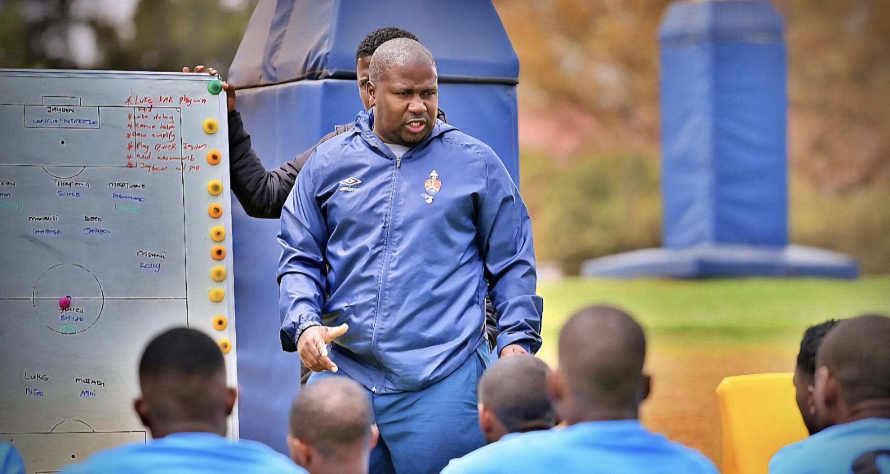 Tlisane Motaung during a training session with AmaTuks