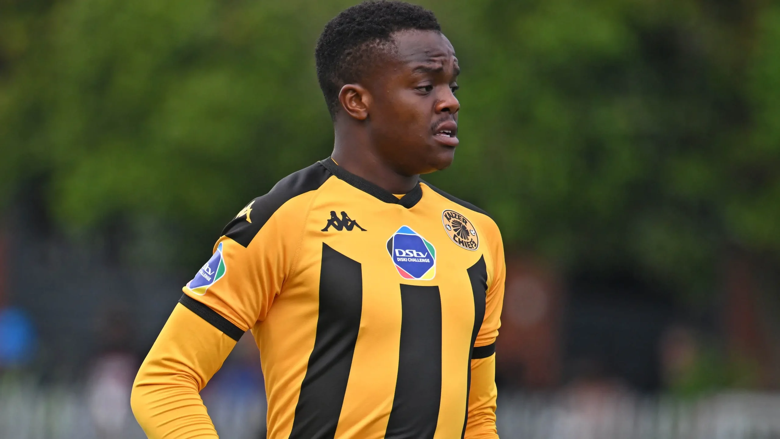 Kaizer Chiefs defender Xolani Cossa in action