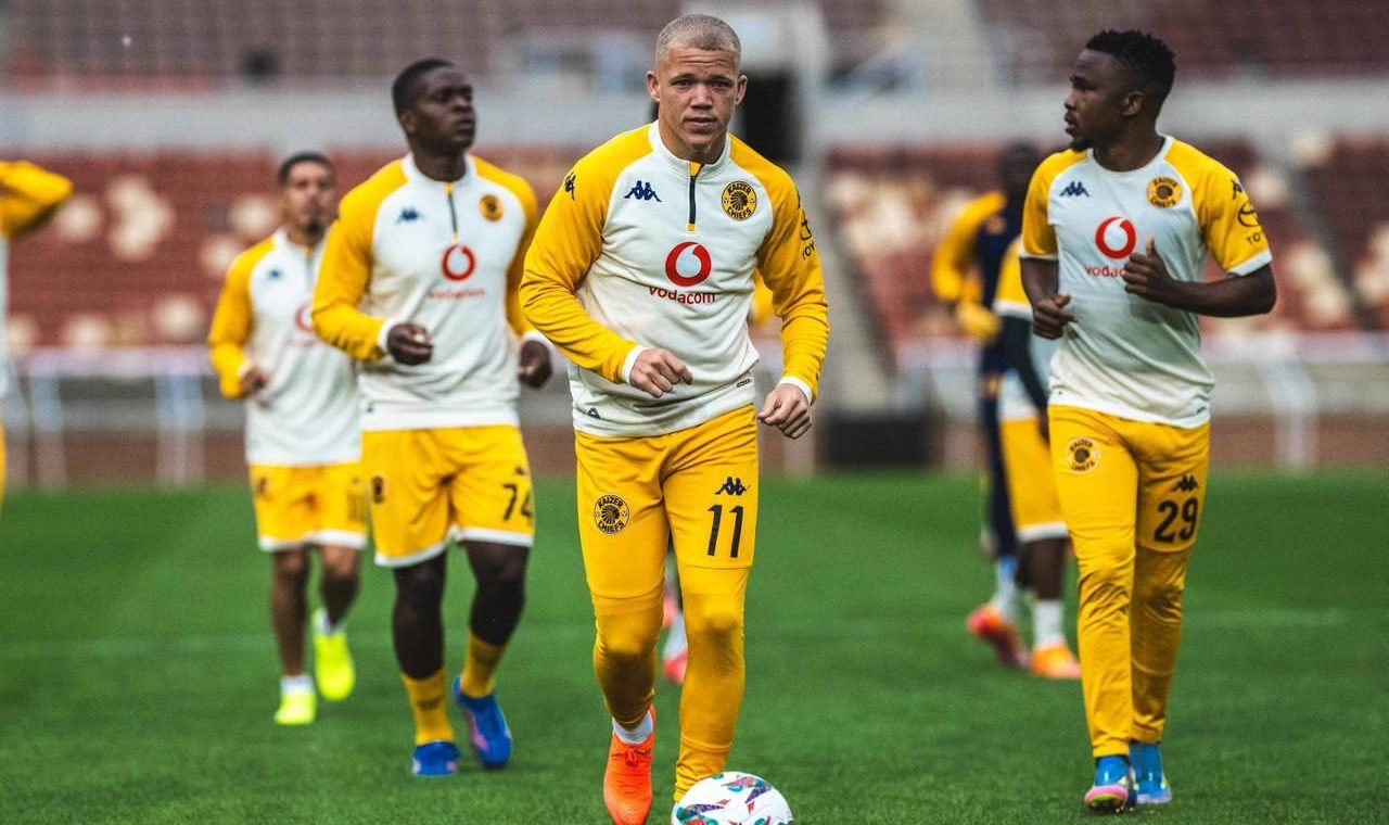 Luke Baartman of Kaizer Chiefs at training