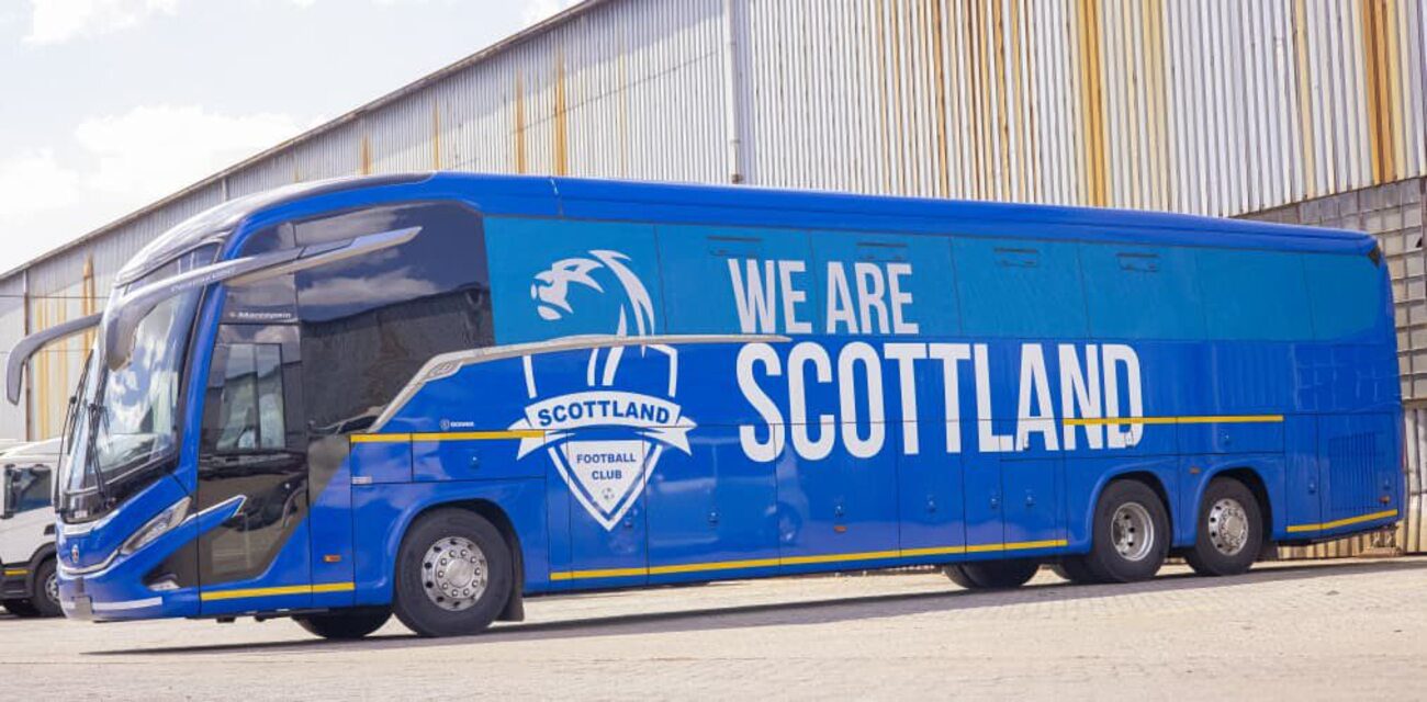 Scottland FC team bus