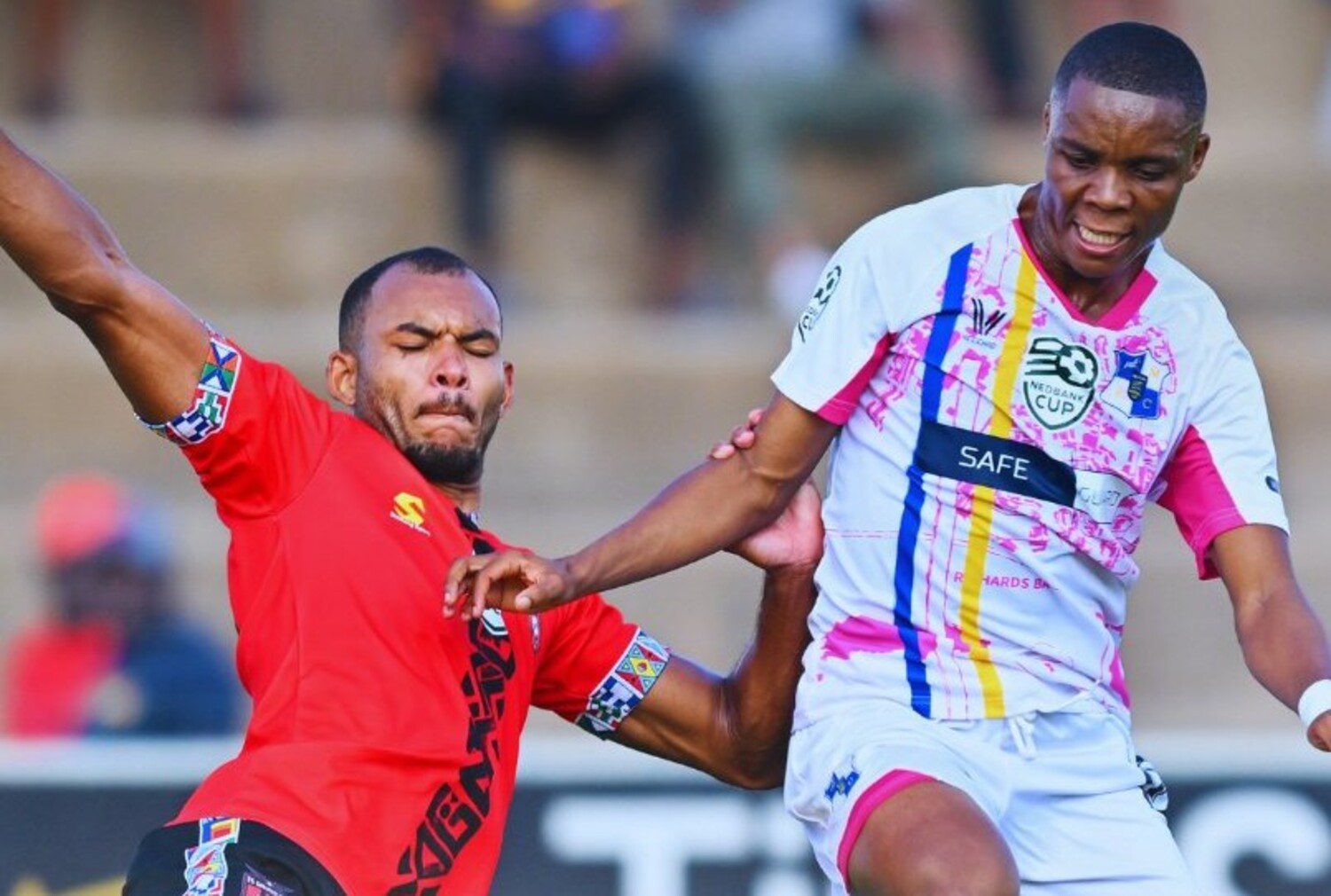 Nedbank Cup semi-final tie between TS Galaxy and Milford FC at Solomon Mahlangu Stadium