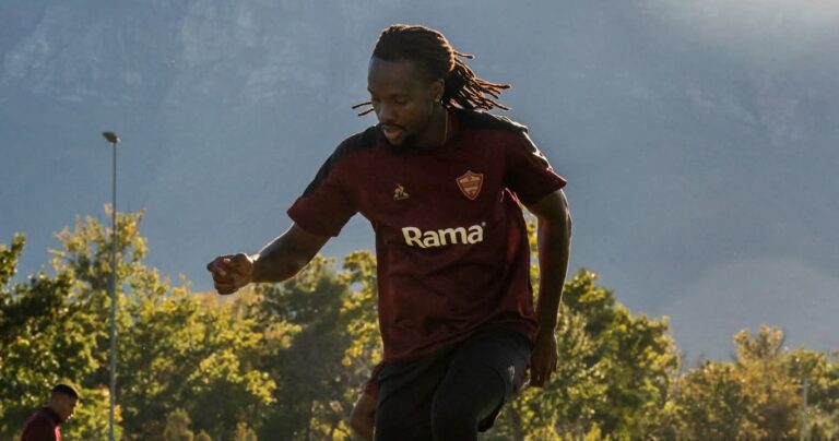 Olisa Ndah with Stellenbosch