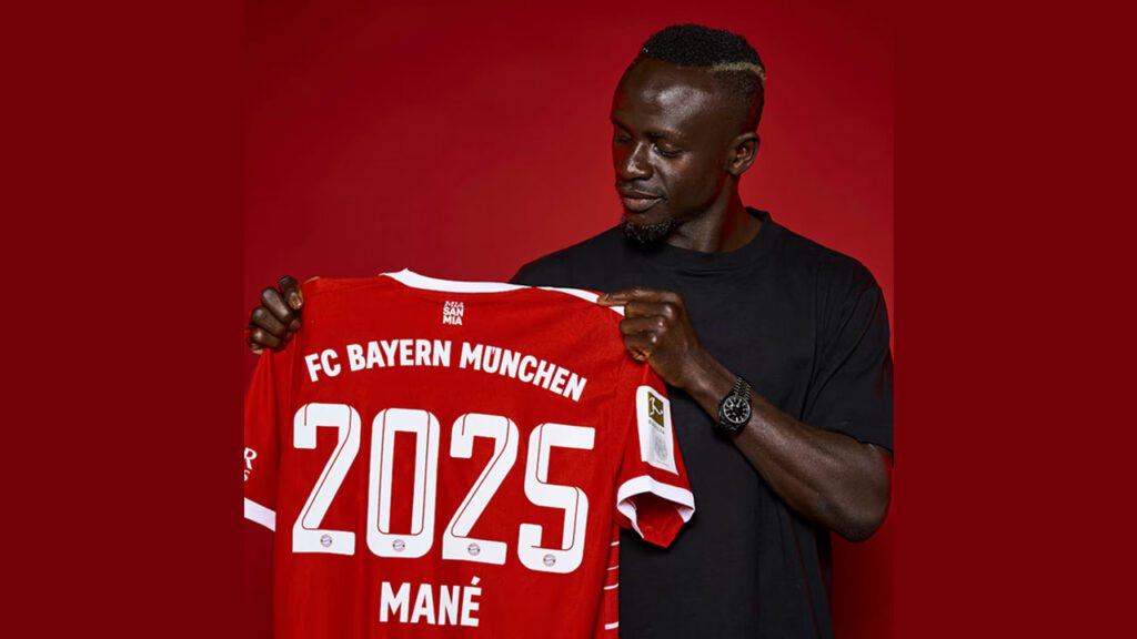 Bayern Munich signing Sadio Mane