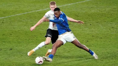 Siya Ligendza in action for Cardiff City