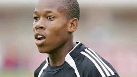 Happy Jele as a teenager