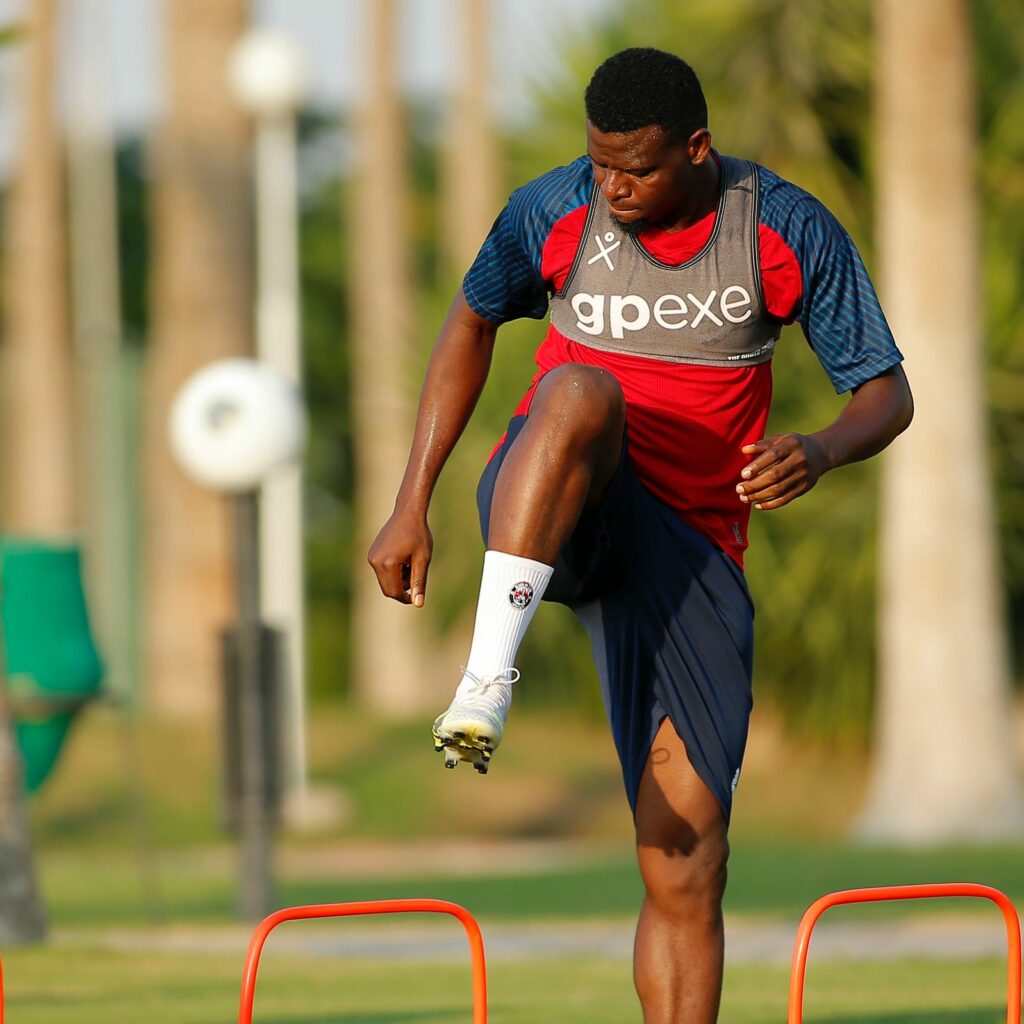 Nigeria player Tunde Adeniji 