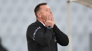 Eric Tinkler gasping during a league clash