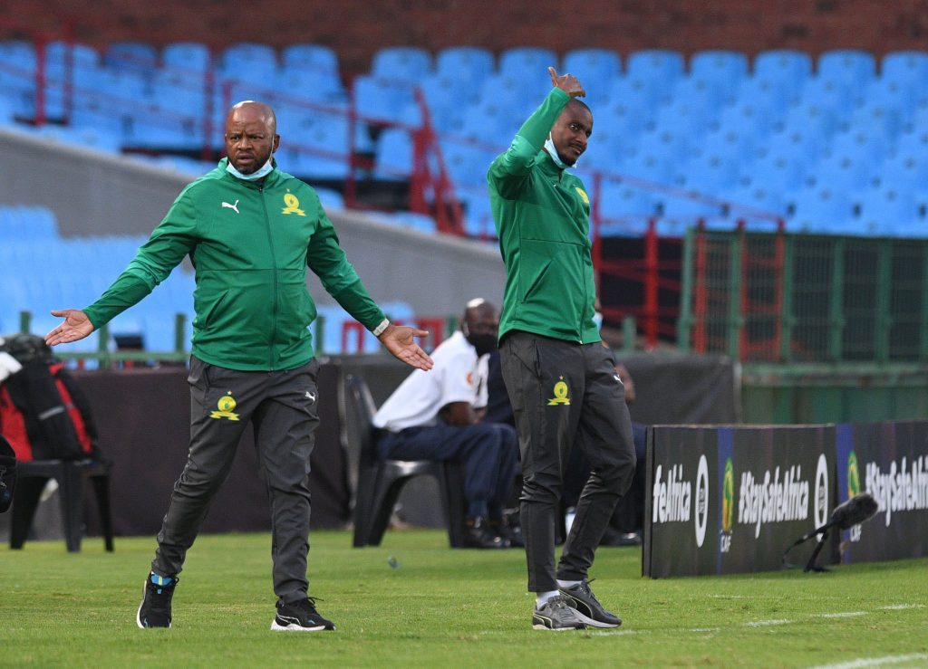 Rulani Mokwena and Manqoba Mngqithi shared co-coaching responsibilities at Sundowns