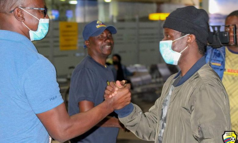 Sifiso Myeni got a warm welcome in Botswana on Tuesday