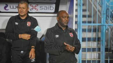 Cavin Johnson and Pitso Mosimane during their time at Al Ahly