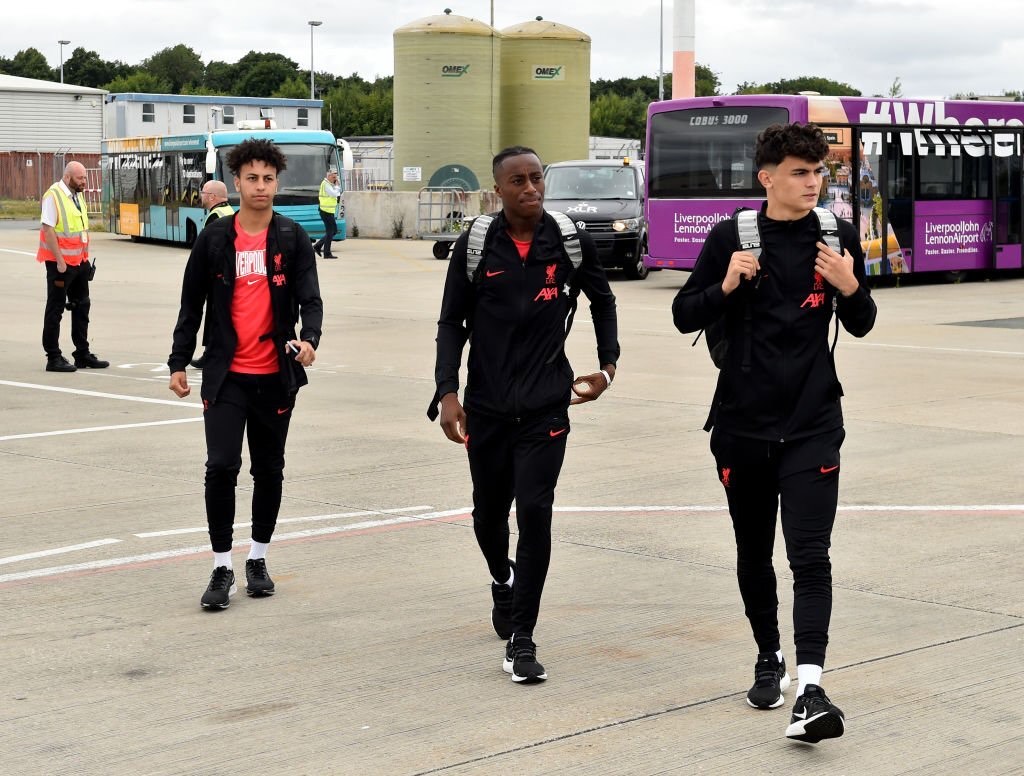 Mabaya was part of Liverpool's pre-season tour