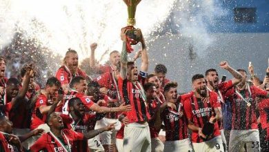 AC Milan celebrate