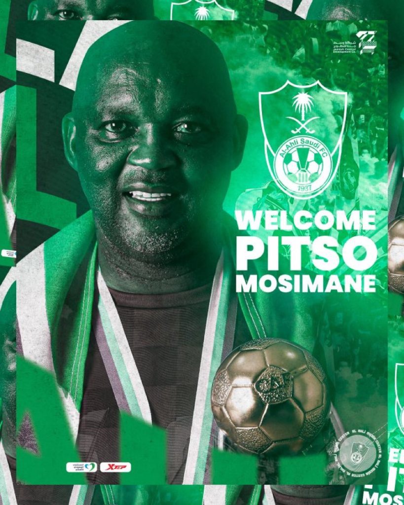 Pitso Mosimane has found a new home