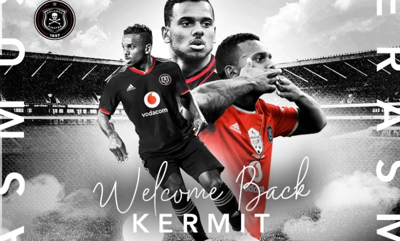 Kermit Erasmus has made a sensational return to Orlando Pirates on a two-year deal.