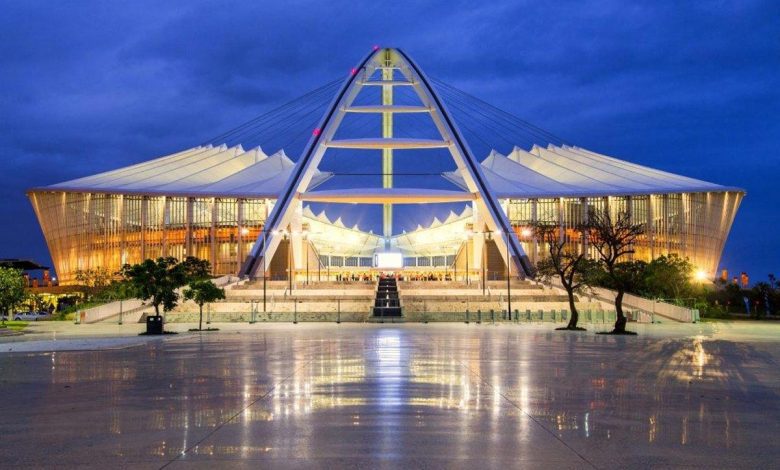 The iconic Moses Mabhida Stadium in Durban, Kwa-Zulu Natal, will host it's sixth final