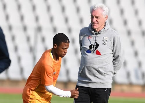 Bafana Bafana coach Hugo Broos has revealed four players who will start against neighbours Botswana in the second international friendly encounter on Tuesday evening (18:00) at FNB Stadium.