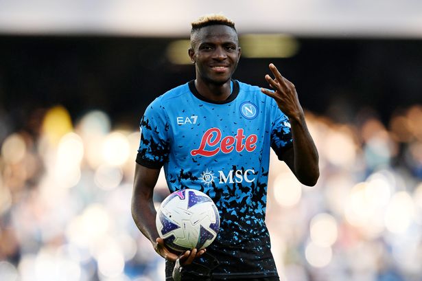 Nigerian forward Victor Osimhen was the outstanding African performer in Europe over the weekend after scoring a hat-trick for Serie A leaders Napoli when they beat Sassuolo on Saturday.