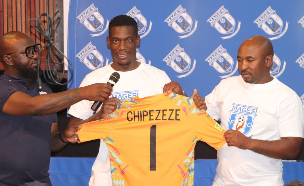 Magesi goalkeeper Elvis Chipezeze