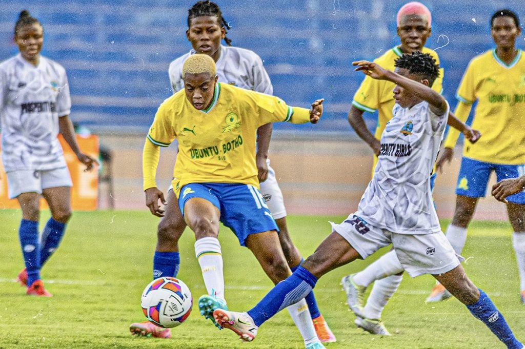 Mamelodi Sundowns Ladies frontwoman Lelona Daweti