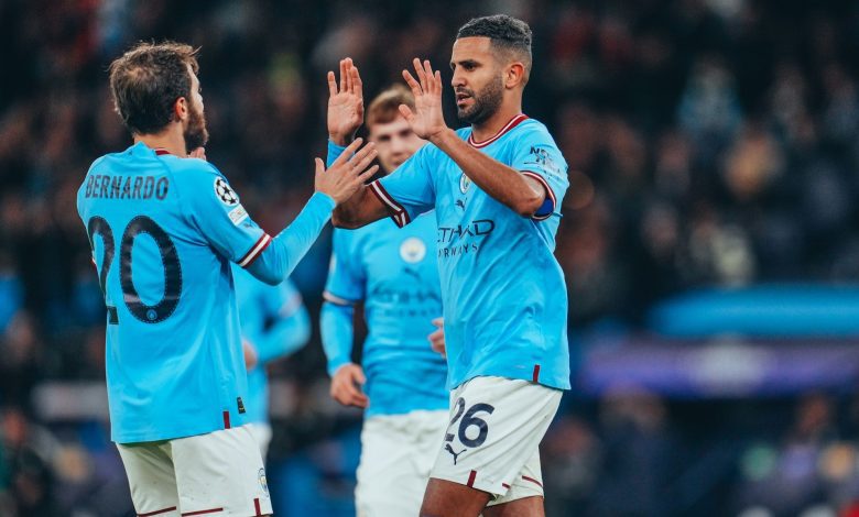 Riyad Mahrez finally broke his goal duck this season in Manchester City's 4-0 win over Southampton on Saturday.