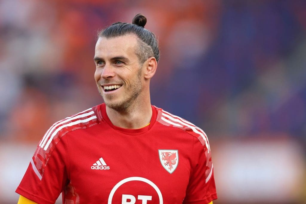 Gareth Bale playing for Real Madrid Fc