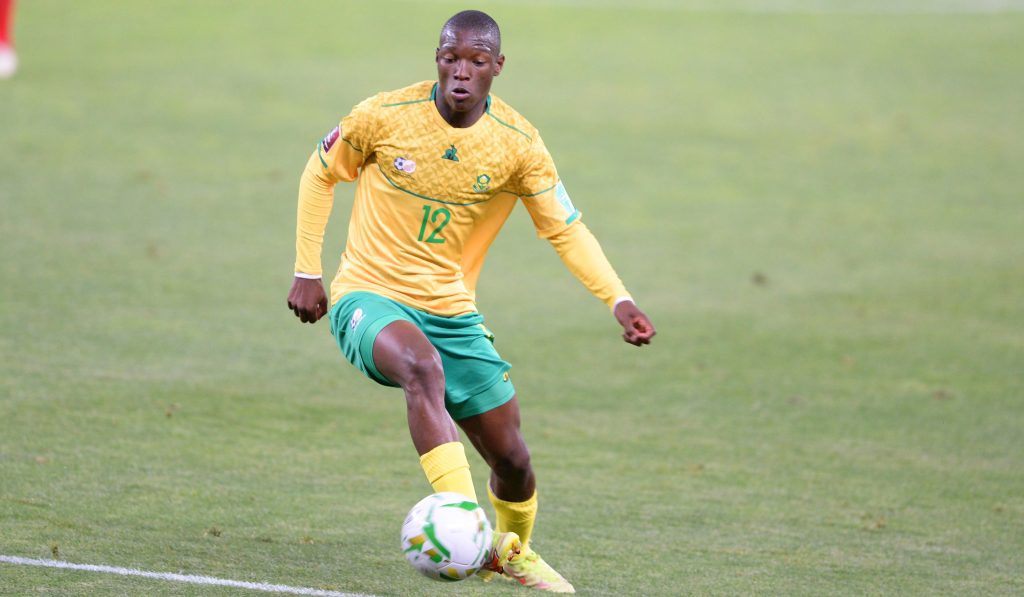  Hlongwane in action for Bafana