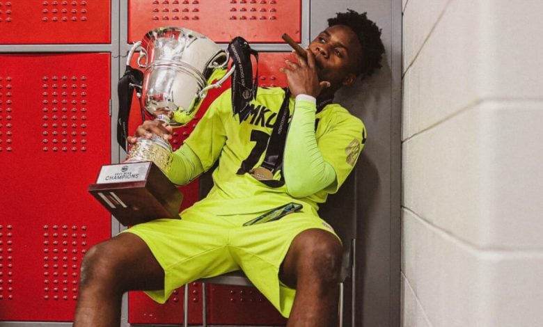 Former Cape Town City goalminder Tatenda Mkuruva is on cloud nine after winning his first major silverware in the United States of America [USA].