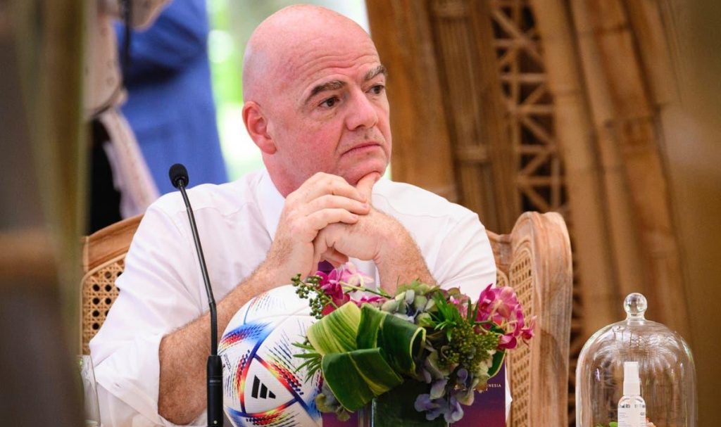 FIFA president Gianni Infantino