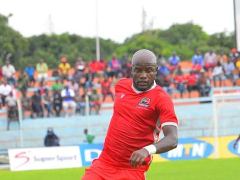 Former Moroka Swallows striker James Chamanga in action for Red Arrows in Zambia