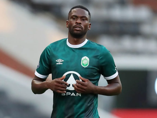 Kgotso Moleko during his stint at AmaZulu, where he failed to make an impression 