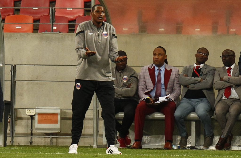 Norman Mapeza, during his stint as Head coach of Chippa United 