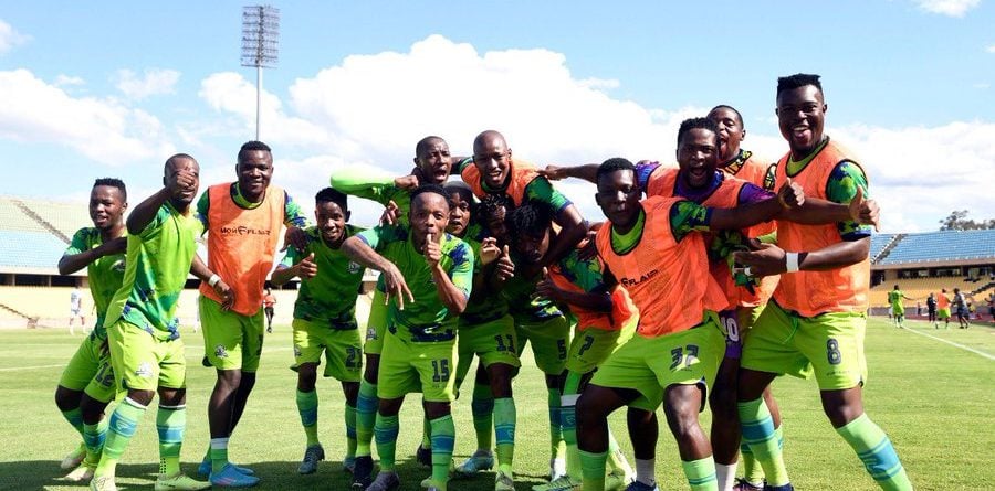 Marumo Gallants players celebrate 