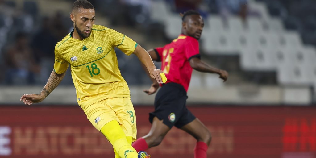 Miguel Timm during his debut against Mozambique