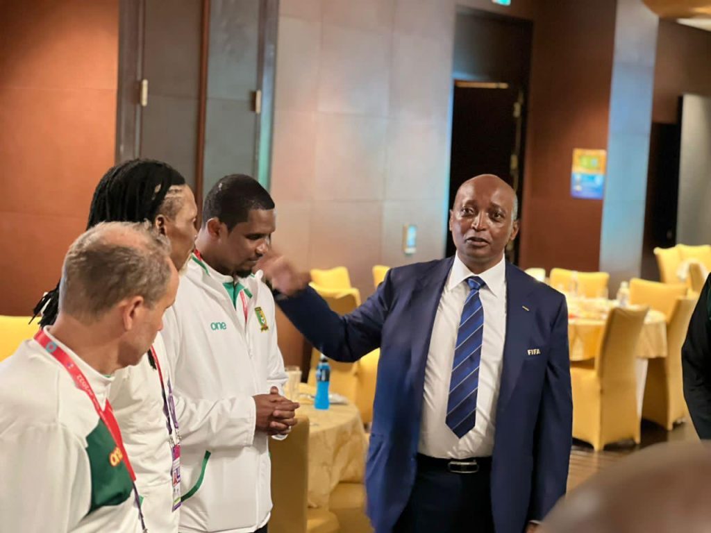 Motsepe visit Cameroon team
