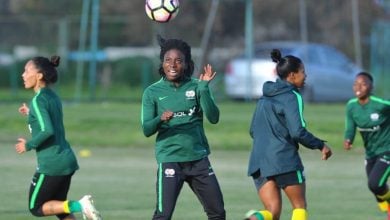 Banyana Banyna striker Ode Fulutidilu