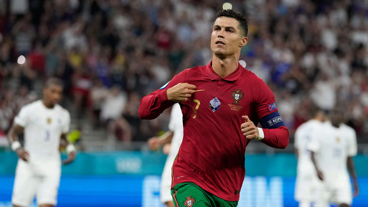 Ronaldo reacts to his historic FIFA World Cup moment