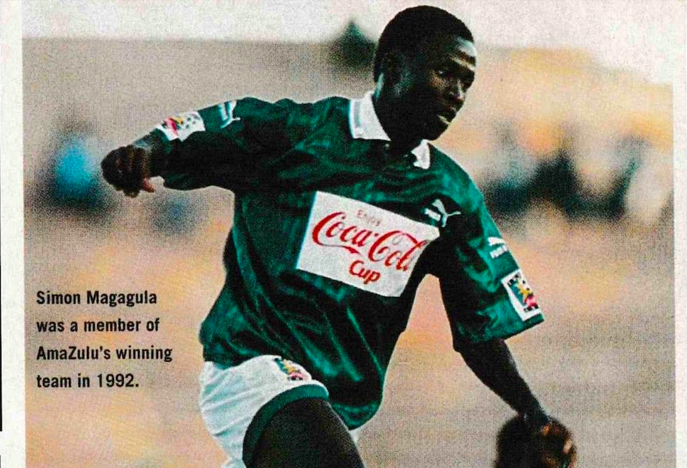 Simon Magagula was part of the '92 AmaZulu team that won their last cup