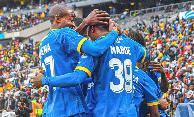Mamelodi Sundowns won their first Carling Cup title after convincingly hammering 10-man Orlando Pirates 4-0 in the final at FNB Stadium in Soweto on Saturday evening.