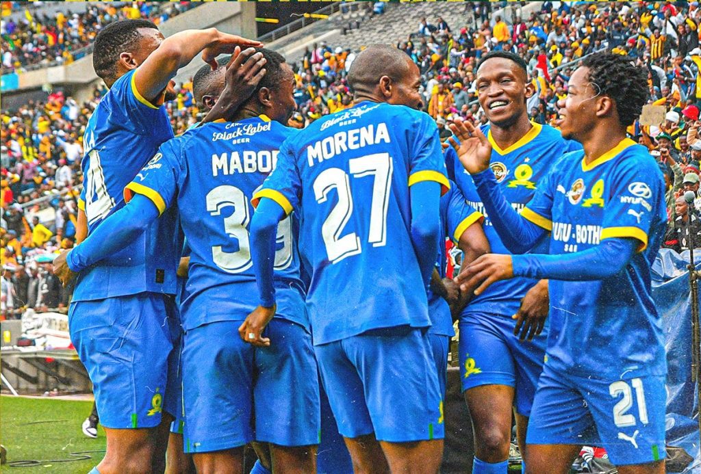 Sundowns during a Carling Cup game at FNB Stadium