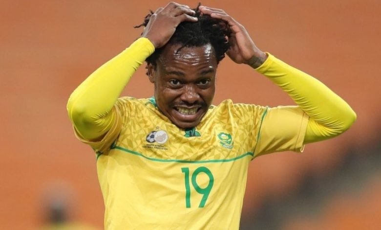 Percy Tau is out of the Bafana Bafana squad