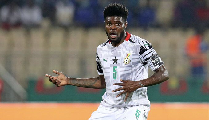 Thomas Partey during the Ghana match