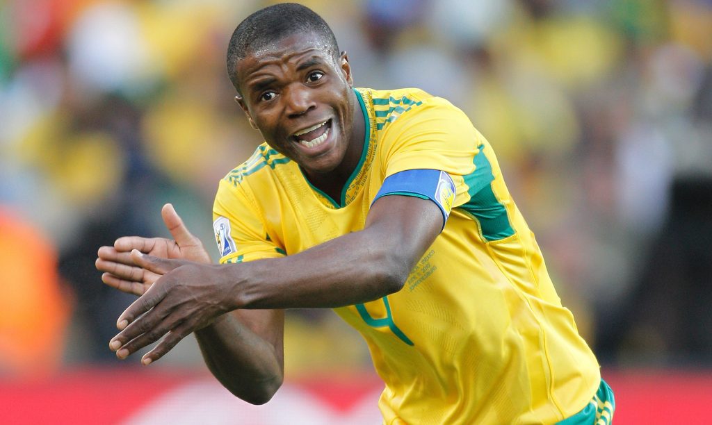 Aaron ‘Mbazo’ Mokoena during his Bafana days