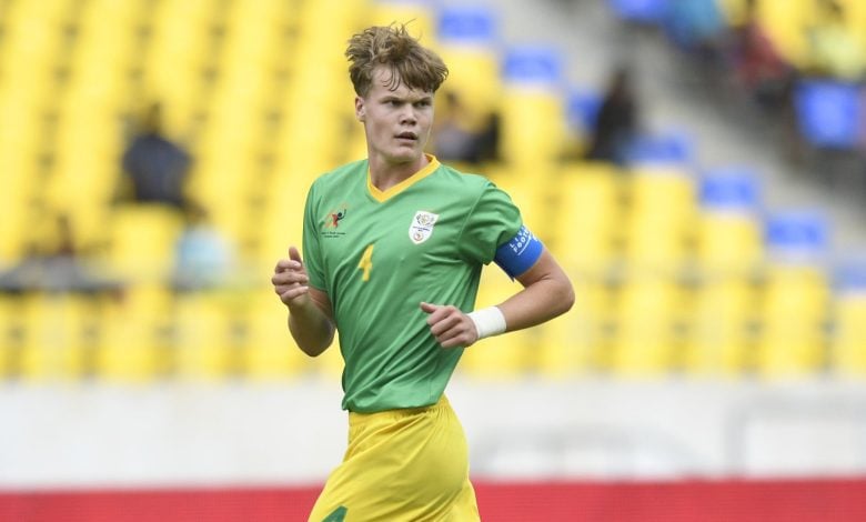 Amajimbos skipper Benjamin Wallis in action at the just-ended the U17 COSAFA Championship