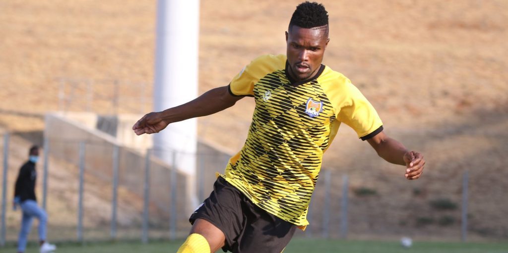 Ishmael Wadi in action for JDR Stars in the second-tier league 