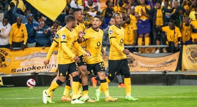 Kaizer Chiefs players in action