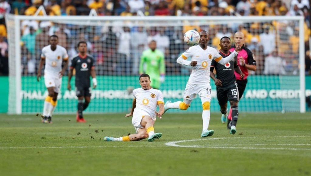 Yusuf Maart moments before his breathtaking goal against Orlando Pirates 
