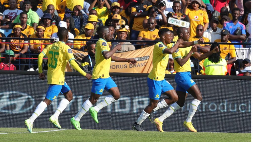 Mamelodi Sundowns celebrating a goal